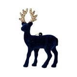 Maxbell Elk Christmas Tree Decoration Gift Decorative for Xmas Tree Photography Prop Blue