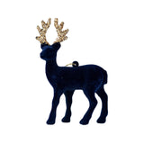 Maxbell Elk Christmas Tree Decoration Gift Decorative for Xmas Tree Photography Prop Blue