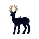 Maxbell Elk Christmas Tree Decoration Gift Decorative for Xmas Tree Photography Prop Blue