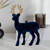 Maxbell Elk Christmas Tree Decoration Gift Decorative for Xmas Tree Photography Prop Blue