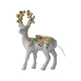 Maxbell Elk Christmas Tree Decoration Gift Decorative for Xmas Tree Photography Prop Argent