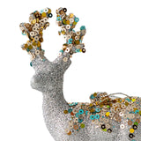 Maxbell Elk Christmas Tree Decoration Gift Decorative for Xmas Tree Photography Prop Argent