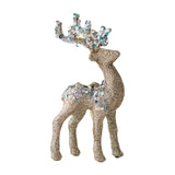 Maxbell Elk Christmas Tree Decoration Gift Decorative for Xmas Tree Photography Prop Champagne