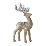 Maxbell Elk Christmas Tree Decoration Gift Decorative for Xmas Tree Photography Prop Champagne