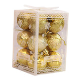 Maxbell 12Pcs Seasonal Decorations Decorative for Office Building Aureate