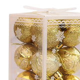Maxbell 12Pcs Seasonal Decorations Decorative for Office Building Aureate