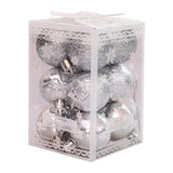 Maxbell 12Pcs Seasonal Decorations Decorative for Office Building Argent