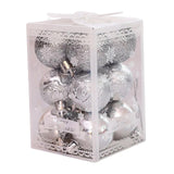 Maxbell 12Pcs Seasonal Decorations Decorative for Office Building Argent