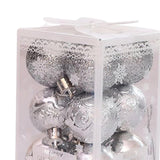 Maxbell 12Pcs Seasonal Decorations Decorative for Office Building Argent