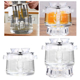 Maxbell Sake Pot Set Sake Carafe Bottle Cold Sake Glasses for Dining Table Birthday Without Holder