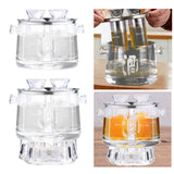 Maxbell Sake Pot Set Sake Carafe Bottle Cold Sake Glasses for Dining Table Birthday Without Holder