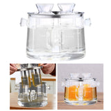 Maxbell Sake Pot Set Sake Carafe Bottle Cold Sake Glasses for Dining Table Birthday Without Holder