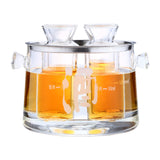 Maxbell Sake Pot Set Sake Carafe Bottle Cold Sake Glasses for Dining Table Birthday Without Holder
