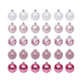 Maxbell 30Pcs 6cm Christmas Tree Pendants Decorative for Window