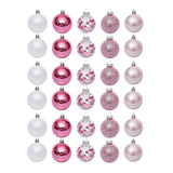 Maxbell 30Pcs 6cm Christmas Tree Pendants Decorative for Window