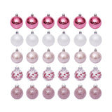 Maxbell 30Pcs 6cm Christmas Tree Pendants Decorative for Window