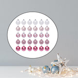 Maxbell 30Pcs 6cm Christmas Tree Pendants Decorative for Window