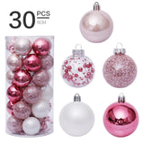 Maxbell 30Pcs 6cm Christmas Tree Pendants Decorative for Window