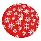 Maxbell 35inch Christmas Tree Skirt Soft Floor Mat for Holiday Party Decorations Style A