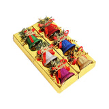 Maxbell 6 Pieces Christmas Bells Decoration Pendant for New Year Festival Decor 3.5cm
