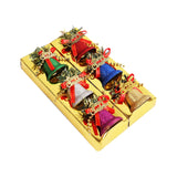 Maxbell 6 Pieces Christmas Bells Decoration Pendant for New Year Festival Decor 3.5cm