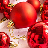 Maxbell Christmas Ball Ornaments Christmas Decorative Ball for Bedroom Party Holiday Red