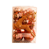 Maxbell Christmas Ball Ornaments Christmas Decorative Ball for Bedroom Party Holiday Rose Aureate