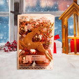 Maxbell Christmas Ball Ornaments Christmas Decorative Ball for Bedroom Party Holiday Rose Aureate