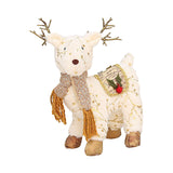 Maxbell Elk Ornament Hotel Shopping Mall Window Party Decor Collectibles 33cm