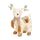 Maxbell Elk Ornament Hotel Shopping Mall Window Party Decor Collectibles 33cm