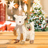 Maxbell Elk Ornament Hotel Shopping Mall Window Party Decor Collectibles 33cm