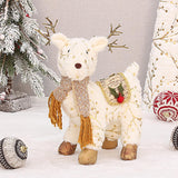 Maxbell Elk Ornament Hotel Shopping Mall Window Party Decor Collectibles 33cm