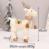 Maxbell Elk Ornament Hotel Shopping Mall Window Party Decor Collectibles 45cm