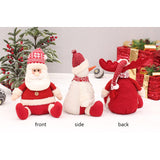 Maxbell Cute Christmas Doll Sitting Figurines Toys for Party Holiday Celebration Santa Claus