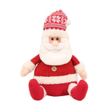 Maxbell Cute Christmas Doll Sitting Figurines Toys for Party Holiday Celebration Santa Claus