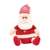 Maxbell Cute Christmas Doll Sitting Figurines Toys for Party Holiday Celebration Santa Claus