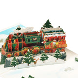 Maxbell Christmas Greeting Card Popup Card with Envelope for Festival Party Decor