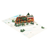 Maxbell Christmas Greeting Card Popup Card with Envelope for Festival Party Decor