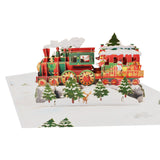 Maxbell Christmas Greeting Card Popup Card with Envelope for Festival Party Decor