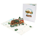 Maxbell Christmas Greeting Card Popup Card with Envelope for Festival Party Decor
