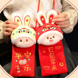 Maxbell Red Pocket Lucky Money Pockets Women Purse Red Pocket for New Year Travel Yellow