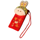 Maxbell Red Pocket Lucky Money Pockets Women Purse Red Pocket for New Year Travel Yellow