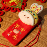 Maxbell Red Pocket Lucky Money Pockets Women Purse Red Pocket for New Year Travel Yellow