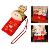 Maxbell Red Pocket Lucky Money Pockets Women Purse Red Pocket for New Year Travel Yellow