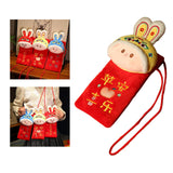 Maxbell Red Pocket Lucky Money Pockets Women Purse Red Pocket for New Year Travel Yellow