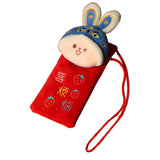 Maxbell Red Pocket Lucky Money Pockets Women Purse Red Pocket for New Year Travel Blue