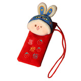 Maxbell Red Pocket Lucky Money Pockets Women Purse Red Pocket for New Year Travel Blue