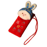 Maxbell Red Pocket Lucky Money Pockets Women Purse Red Pocket for New Year Travel Blue