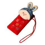 Maxbell Red Pocket Lucky Money Pockets Women Purse Red Pocket for New Year Travel Blue