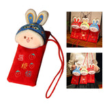 Maxbell Red Pocket Lucky Money Pockets Women Purse Red Pocket for New Year Travel Blue
